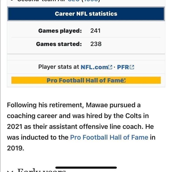 Signed cap by Kevin Mawae whil Tennessee Titan - Picture 12 of 14